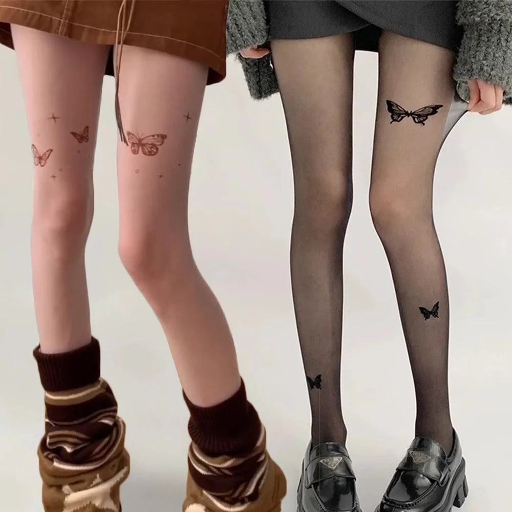 Alternative Butterfly Themed Tights