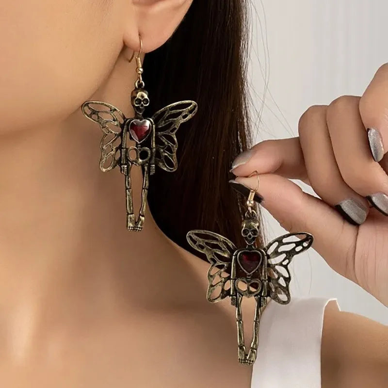 Skeleton Fairy Earrings