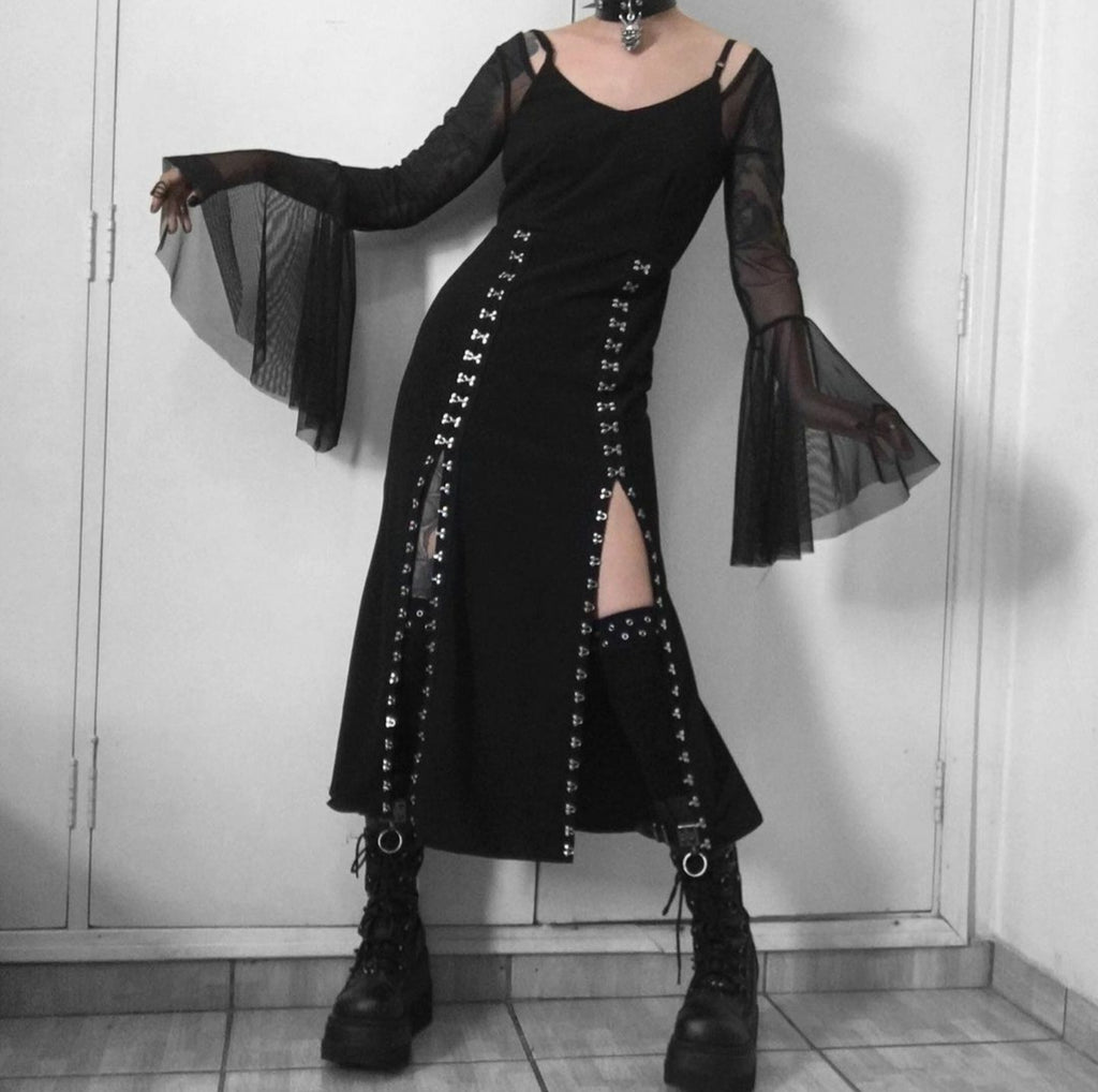 black grunge dress Redemption' Alt Eyelet – Rags n Rituals Ivonne Color:DARK GREEN Floral linen mini dress spandex Color