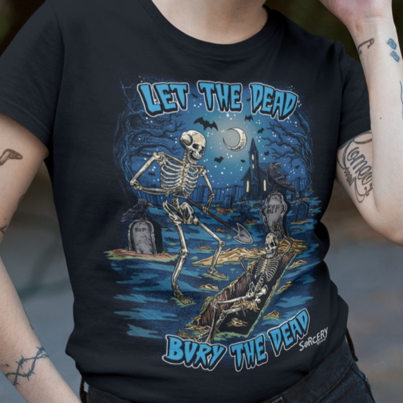 Rags n Rituals 'Let the dead bury the dead' Short-Sleeve Unisex T-Shirt at $26.99 USD