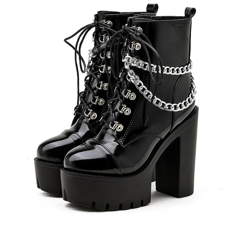 Rags n Rituals 'Crying out Loud' Chain Ankle Boots at $55.99 USD
