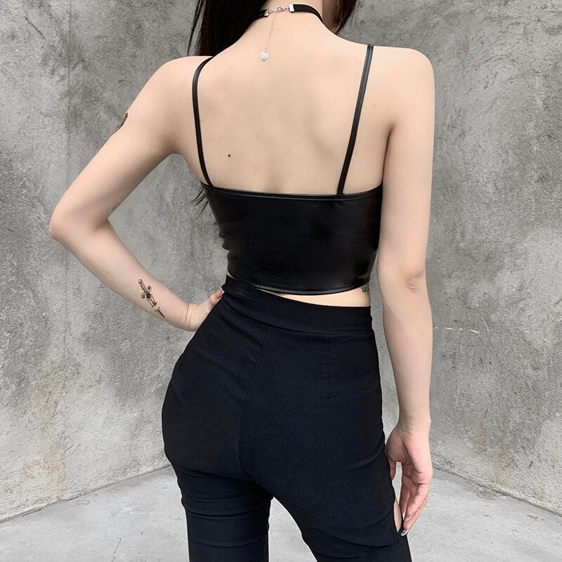 Rags n Rituals 'Condemn' PU Leather Top at $26.99 USD