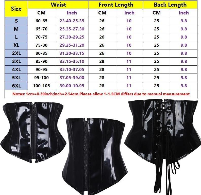 Rags n Rituals 'Serpent' Black PU waist corset S-6XL at $36.99 USD