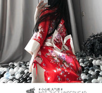 Black or Red Kimono Cosplay Outfit