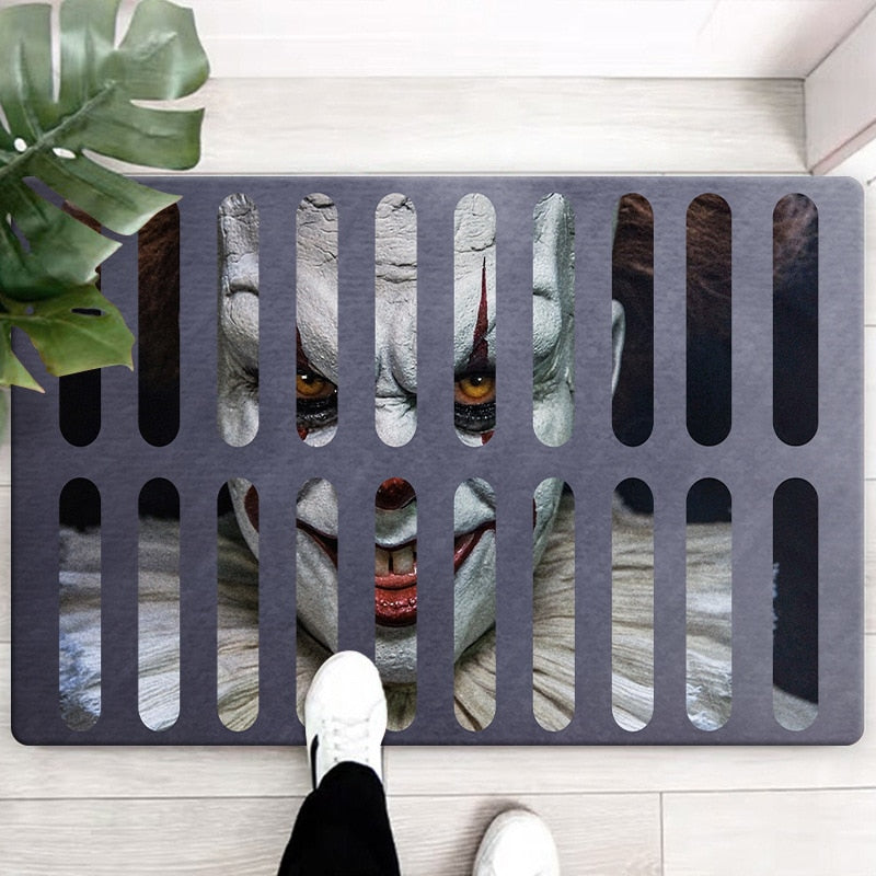 3D Visual Clown Door Mat