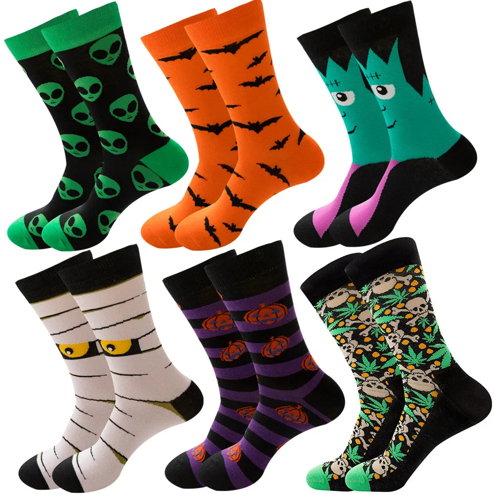 Cute Halloween Scary Themed Socks