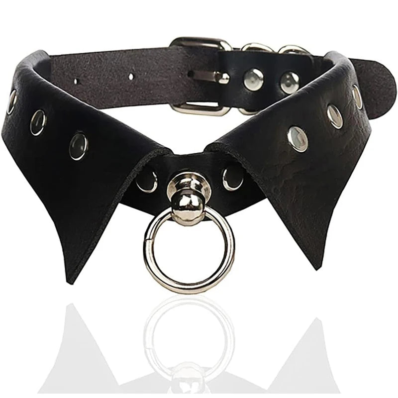 Multi Color Alt PU Leather Gothic Choker
