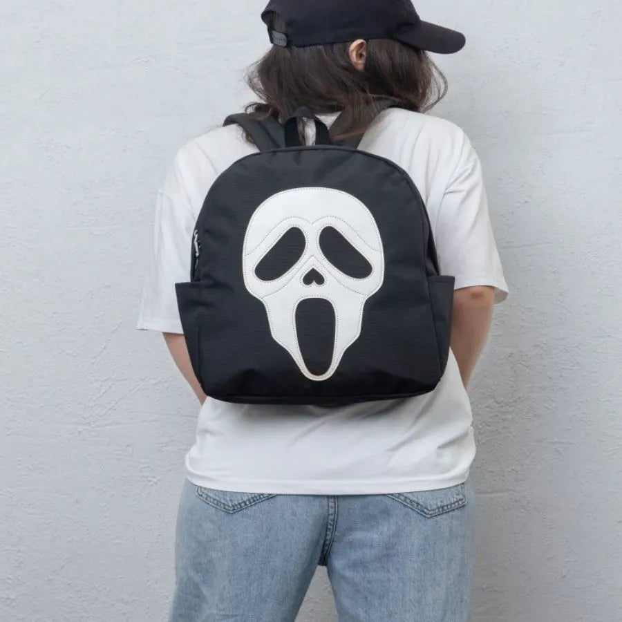 Black Ghost Face Backpack