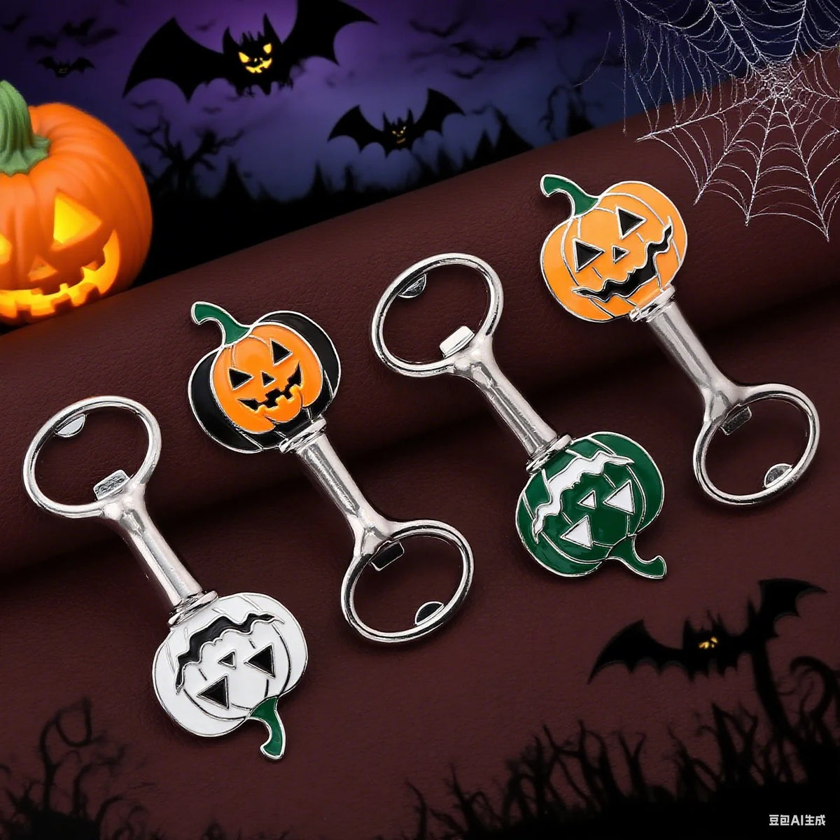 Creative Halloween Bottle Opener Keychain