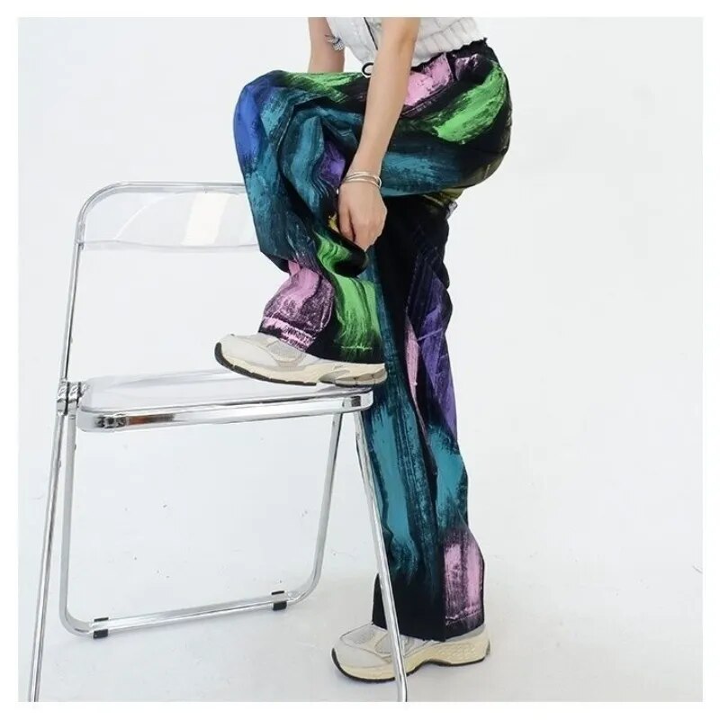 'Slow Down' Multi Color Oversized Pants