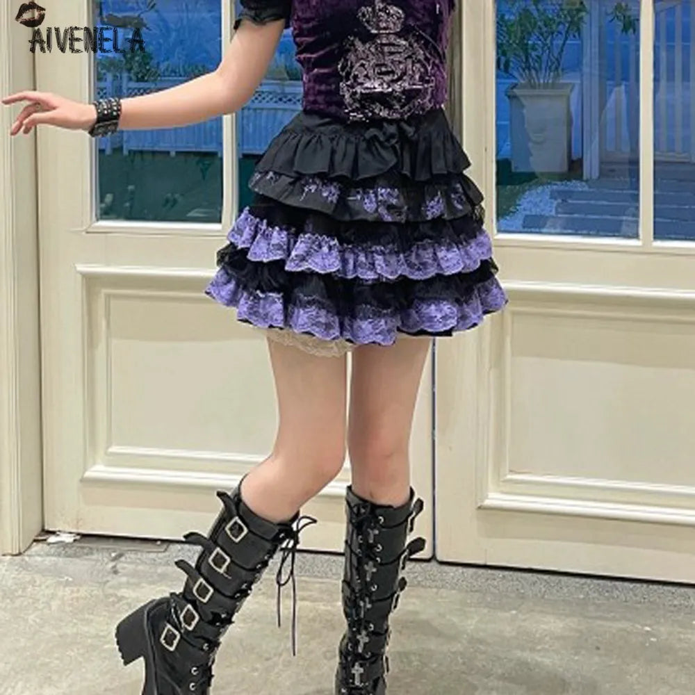 Harajuku Kawaii Lolita Lace Skirt