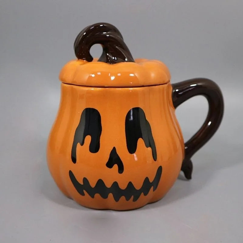 Cute Ceramic Pumpkin Cup