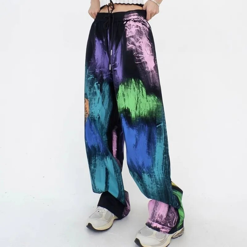 'Slow Down' Multi Color Oversized Pants