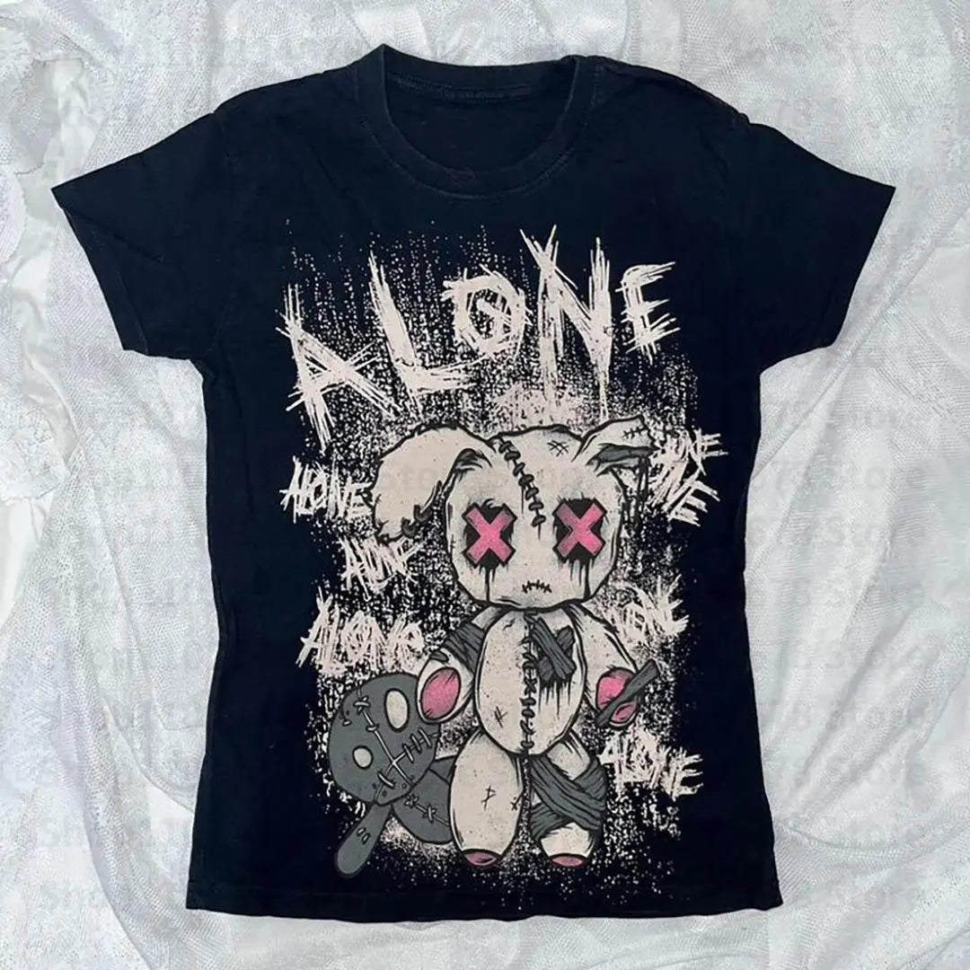Black Grunge Alt T-shirt