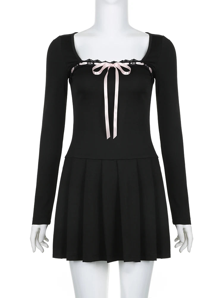 Goth 'Crazy Night' Black Lace Up Bodycon Dress Rags n Rituals Goth 'Crazy Night' Black Lace Up Bodycon Dress Rags n Rituals