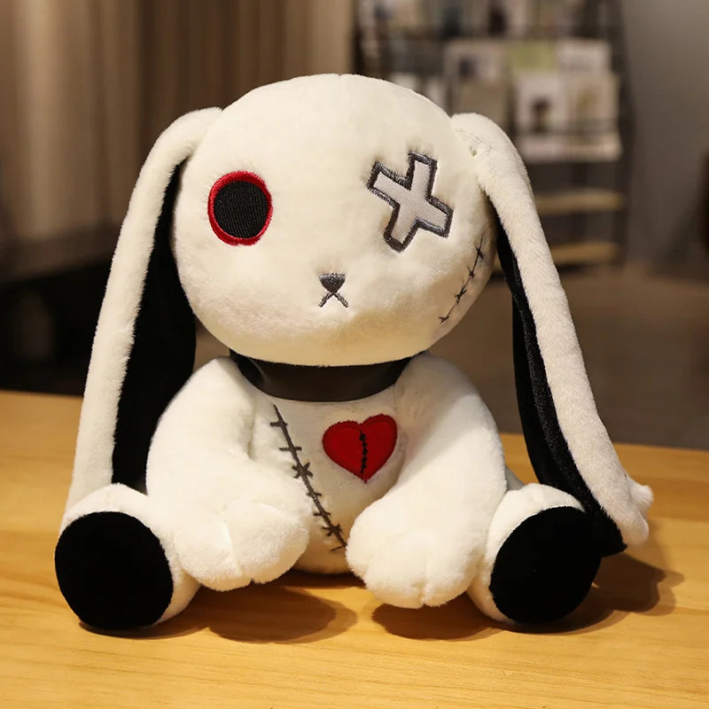 Goth Creepy Bunny Rabbit Kawaii Plushie – Rags n Rituals Goth Creepy Bunny Rabbit Kawaii Plushie – Rags n Rituals