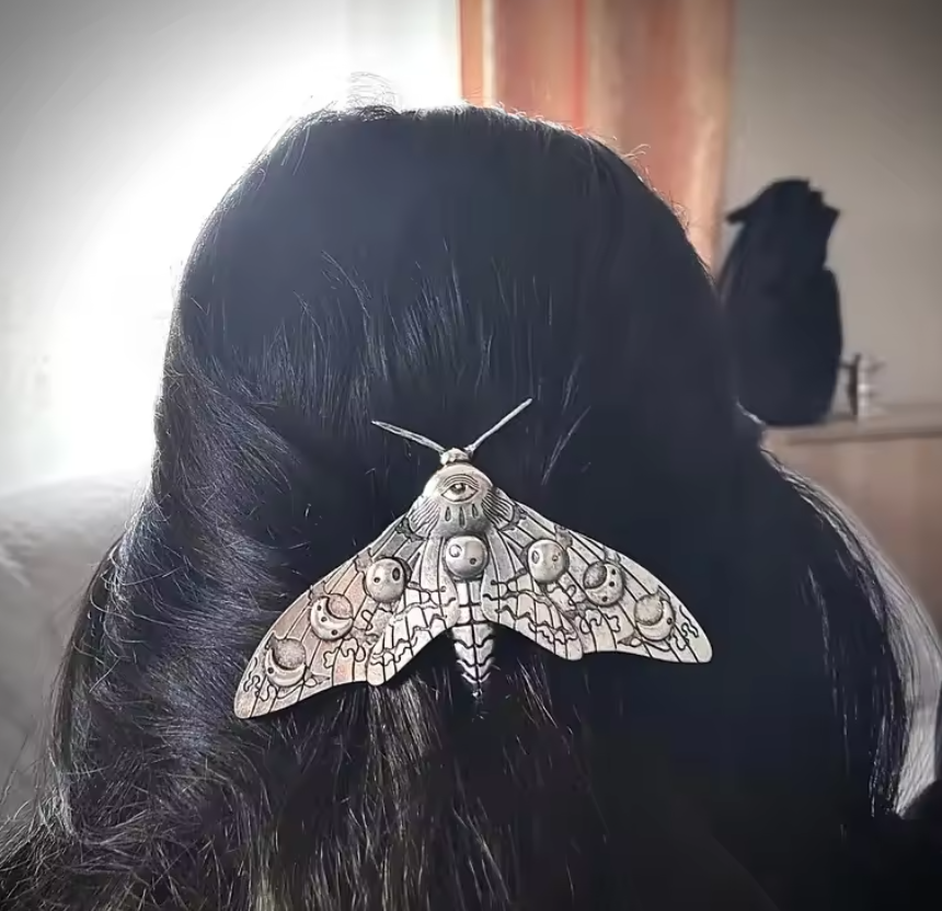 Butterfly Crescent Hairclip