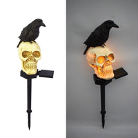 Crow Skeleton Outdoor Lights