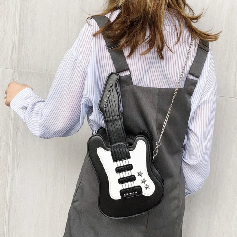 Groovy Guitar Themed Shoulder Bag