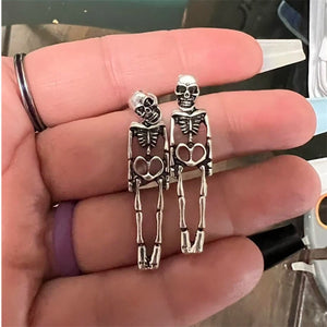 Skeleton Themed Dangle Earrings