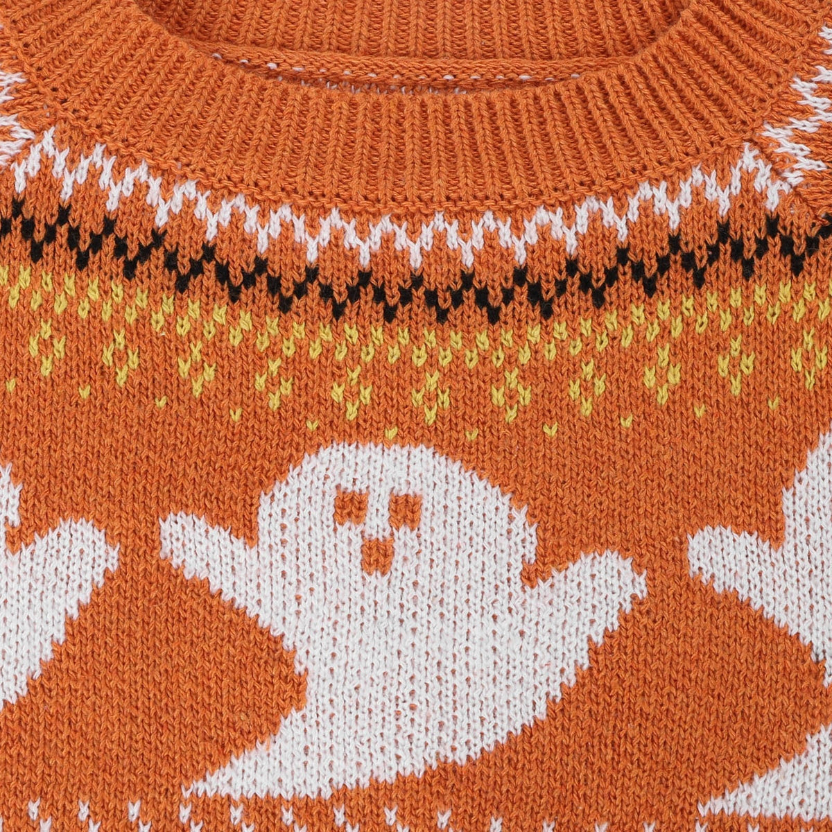 Rags n Rituals 'Casper' Orange Ghost Sweater at $37.99 USD