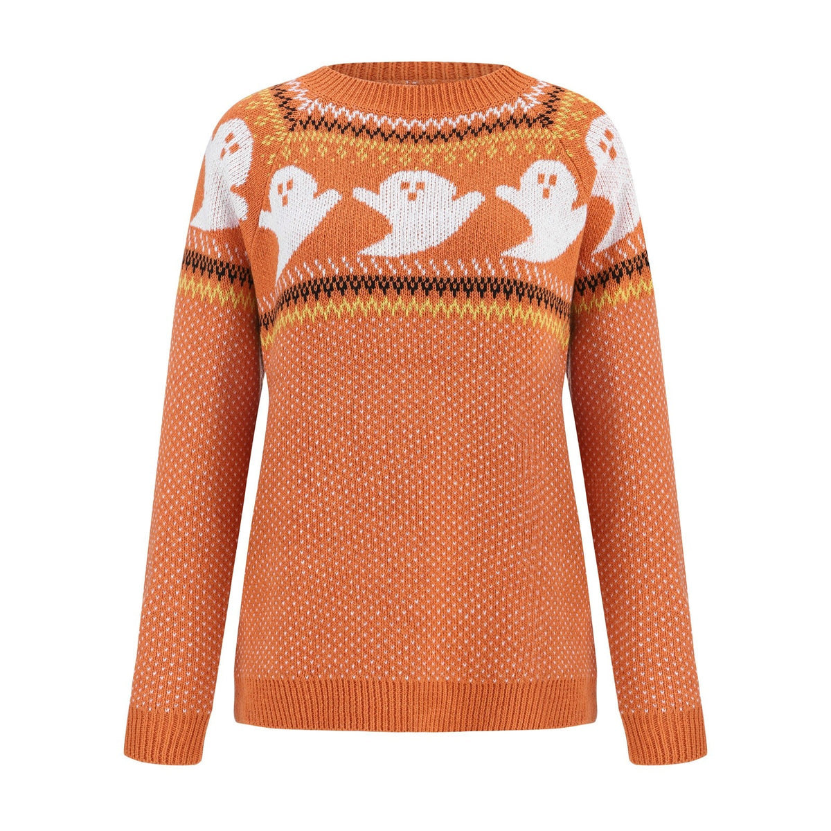 Rags n Rituals 'Casper' Orange Ghost Sweater at $37.99 USD