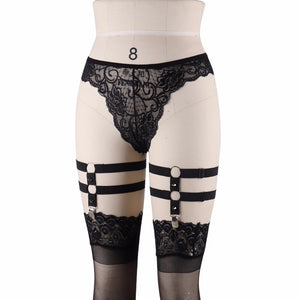Rags n Rituals 'Chalice Of Agony' Suspender Leg Garter pair at $16.99 USD