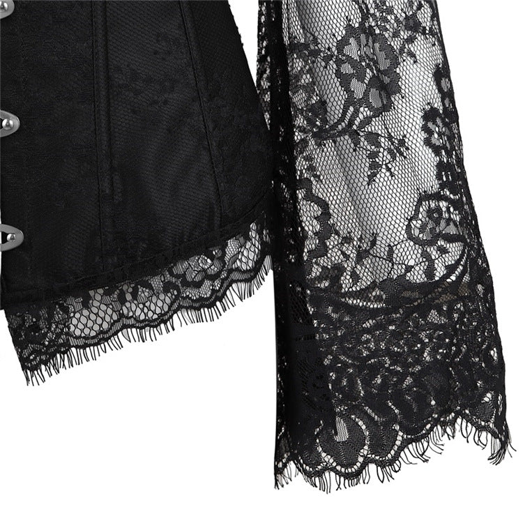 'Witchery' Black and white corset