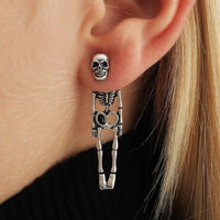 Skeleton Themed Dangle Earrings