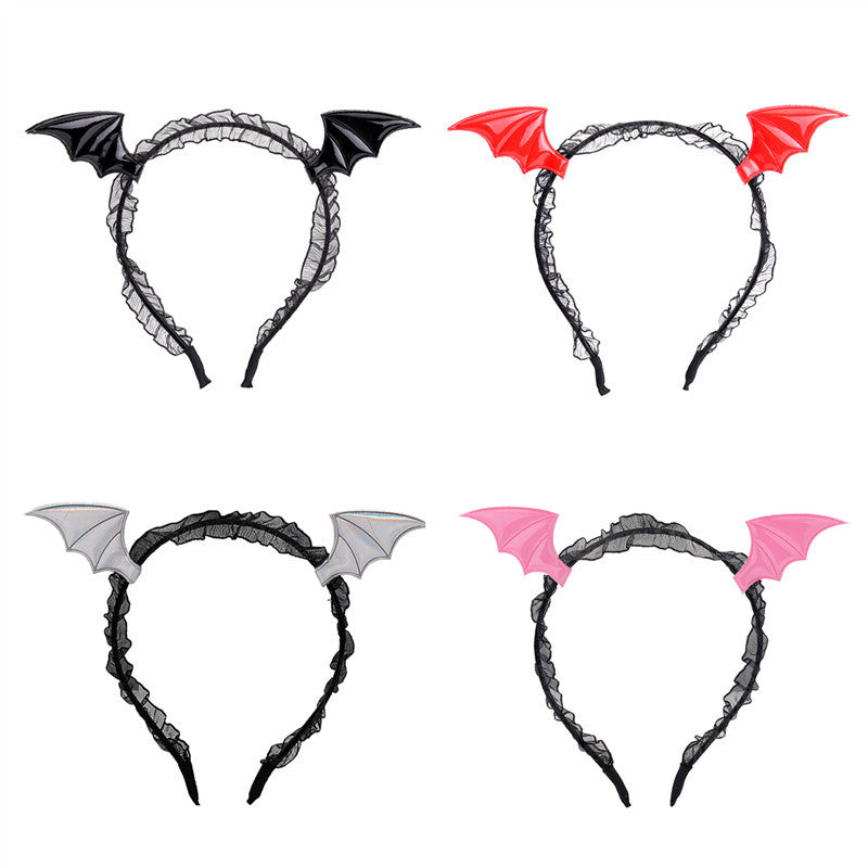 Lace wings headband