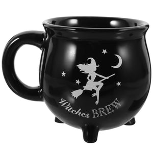 Ceramic Cauldron Witch Mug