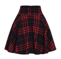Rags n Rituals 'Army of Darkness' Lace up Plaid Skirt at $39.99 USD