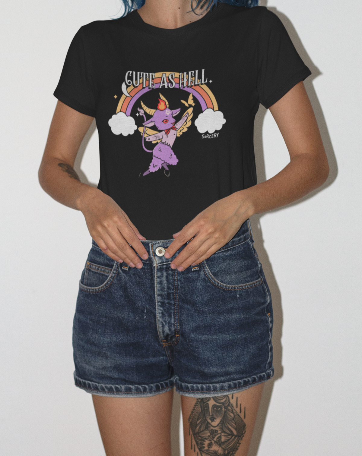 Rags n Rituals 'Cute as Hell' Short-Sleeve Unisex T-Shirt at $26.99 USD