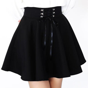 Rags n Rituals 'Toil and Trouble' Black lace up skirt at $34.99 USD
