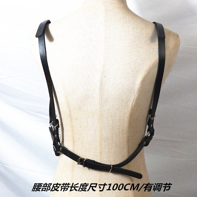 Rags n Rituals 'Changed' PU Leather Chain Harness at $29.99 USD