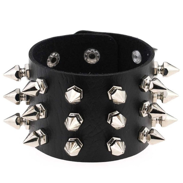 Rags n Rituals 'Cobra' Triple spike bracelet/ wristband at $9.99 USD