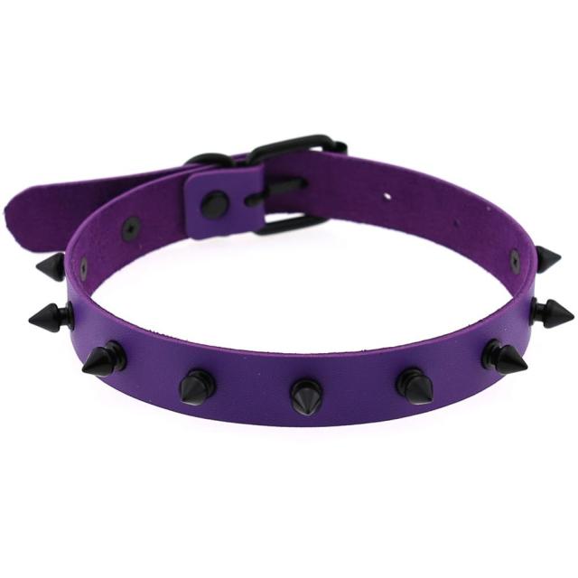 Rags n Rituals 'Hellboy' PU Leather Spike Choker at $13.99 USD
