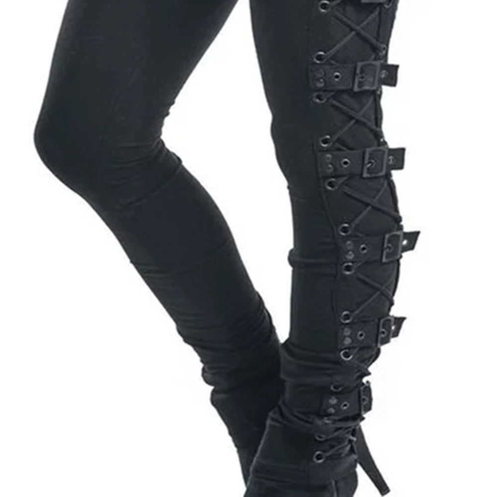 Rags n Rituals 'Creepshow' Buckle Pants at $39.99 USD