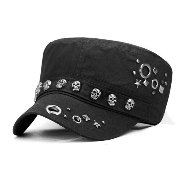 Rags n Rituals Black Skull Cap at $22.99 USD