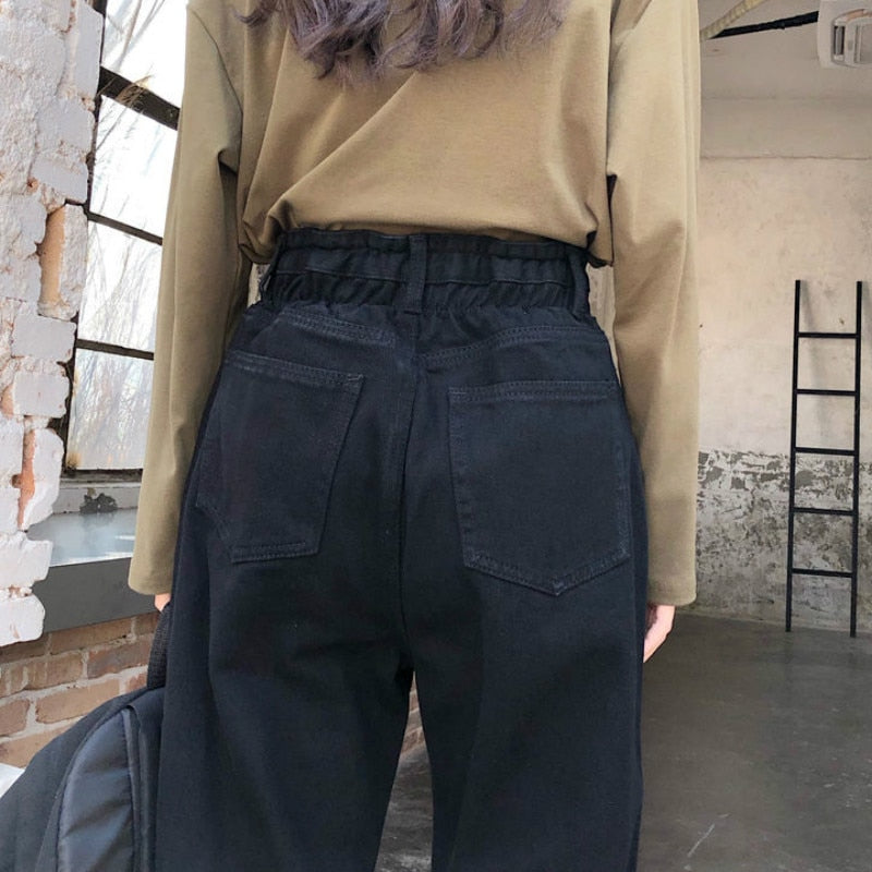 Rags n Rituals 'Come As You Are' Black ripped baggy mom jeans at $33.99 USD