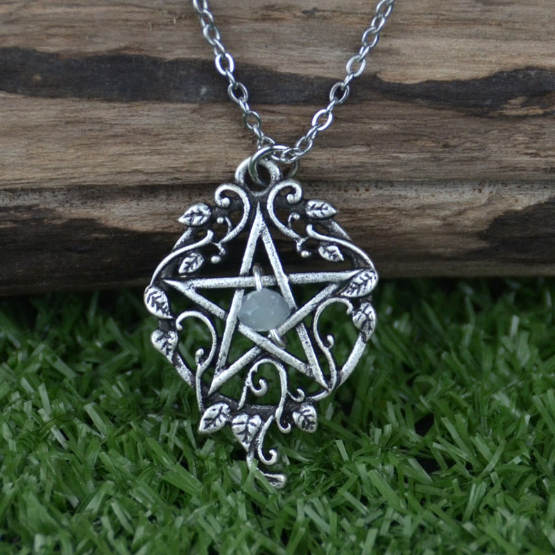 Rags n Rituals 'Ethereal' Pentagram ivy necklace at $16.99 USD