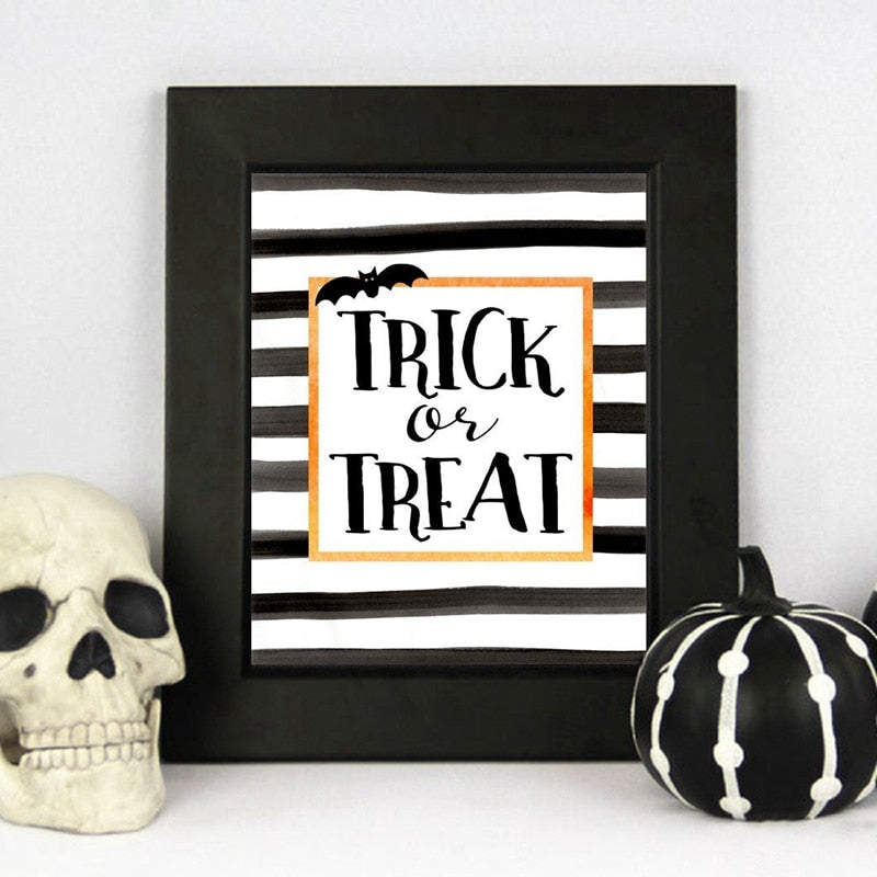 Rags n Rituals Trick or Treat Print at $17.99 USD