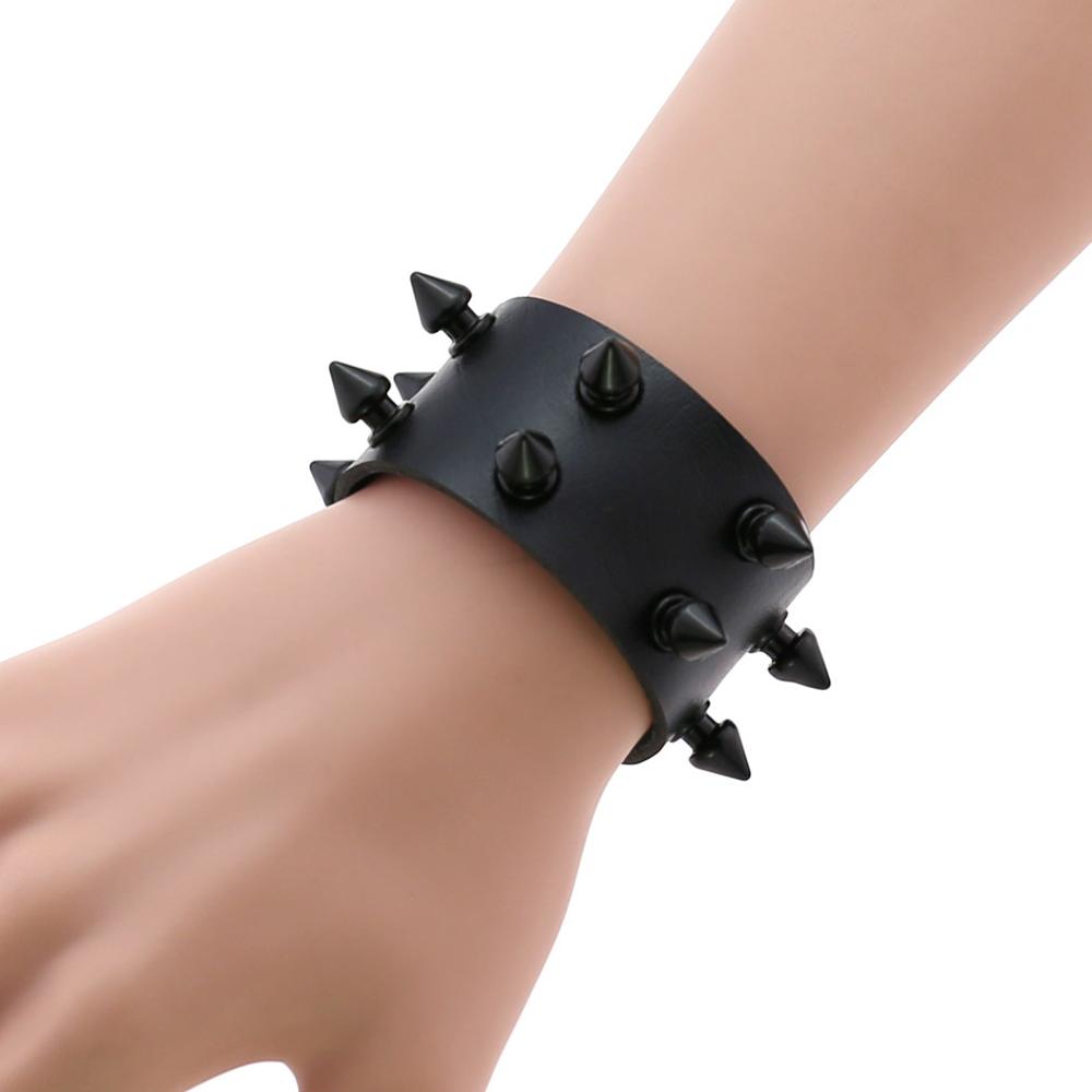 Rags n Rituals Casual Spike PU Leather Bracelet at $12.99 USD