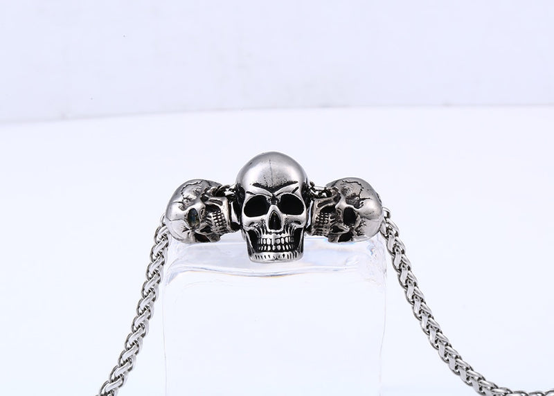 Rags n Rituals 'Bangin Heads' Stainless Steel Pendant Necklace at $14.99 USD