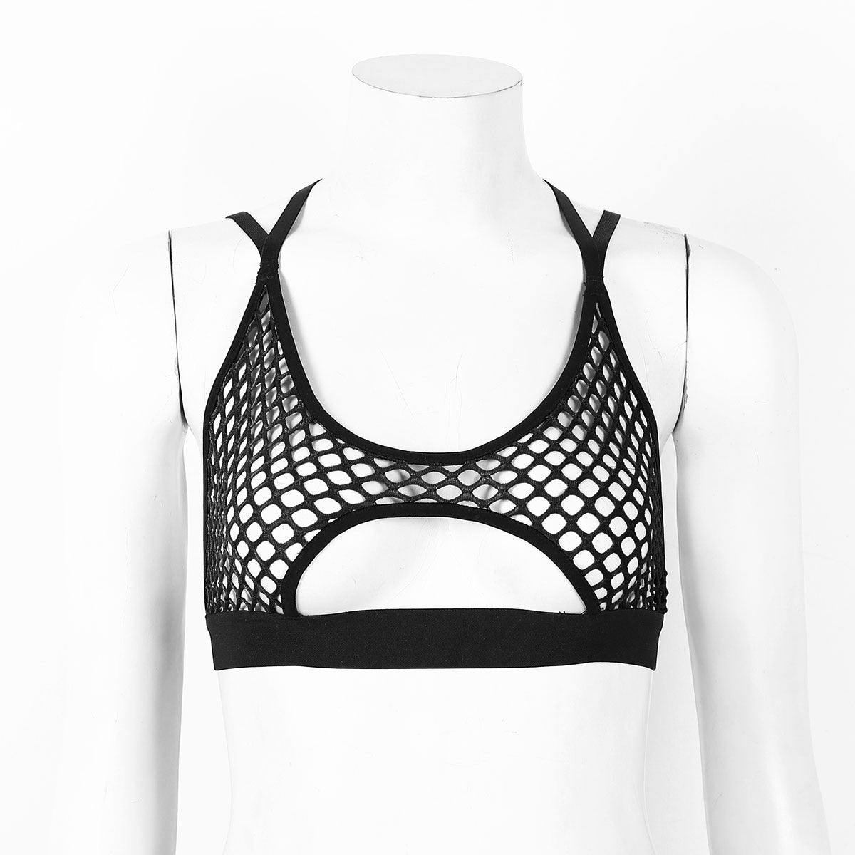 'Unborn' Black Goth Alt Fishnet Top β Rags n Rituals
