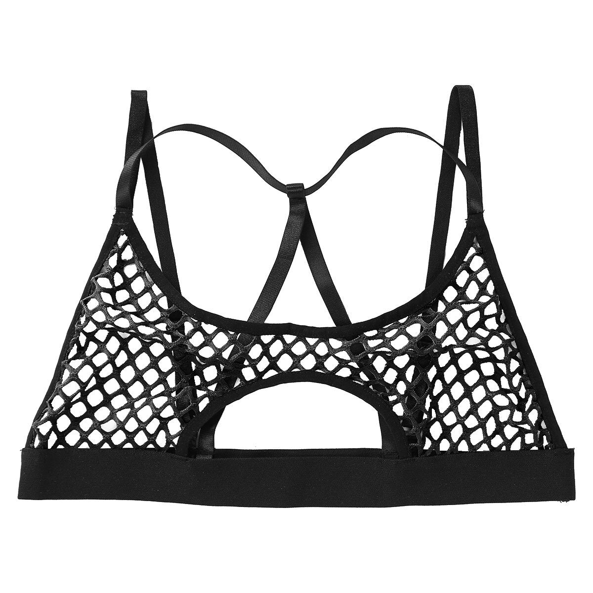 'Unborn' Black Goth Alt Fishnet Top β Rags n Rituals
