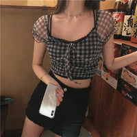 Rags n Rituals 'Stunner' Plaid Blouse Top at $24.99 USD
