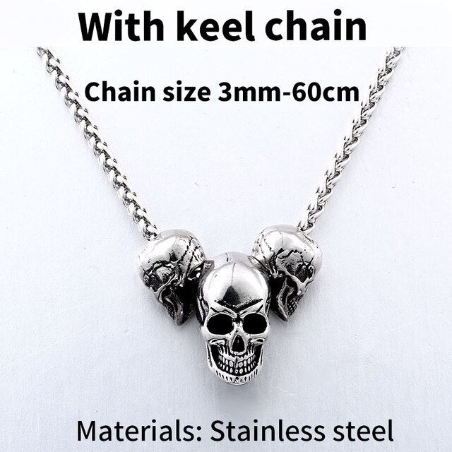 Rags n Rituals 'Bangin Heads' Stainless Steel Pendant Necklace at $14.99 USD