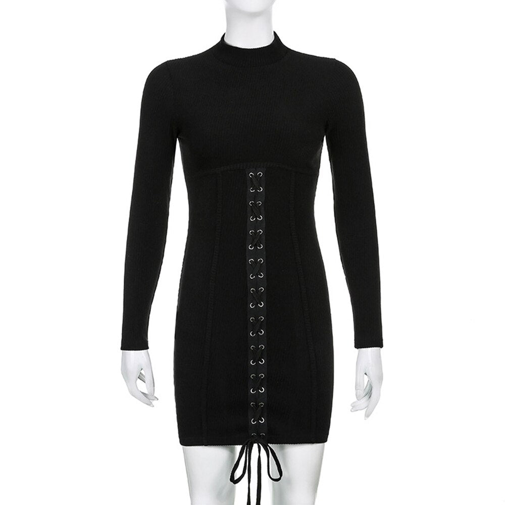 Rags n Rituals 'Hunting You Down' Knitted Turtleneck Dress at $37.99 USD