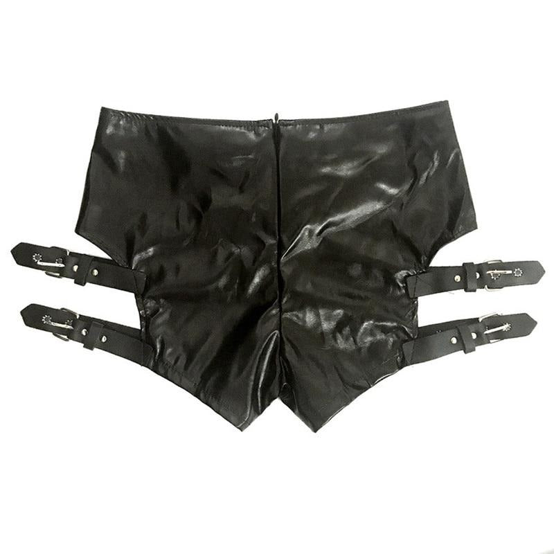 Rags n Rituals 'Brimstone' PU Leather Shorts at $34.99 USD